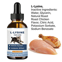 Compléments alimentaires pour animaux de compagnie L-Lysine naturel pour chats avec colostrum, taurine, vitamines, minéraux, L-Lysine pour chats, complément pour soutenir le système immunitaire
