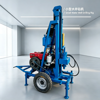 Machine de forage de puits d'eau portable mini à bas prix pour la construction de sources d'eau agricoles