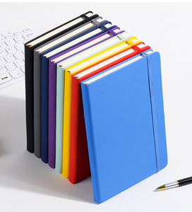 Carnet de notes professionnel personnalisé en cuir PU rigide A5 avec logo de marque estampé à chaud et impression UV - Product Image 4