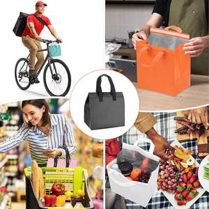 Sac isotherme personnalisé pour aliments et boissons chauds ou froids, sac de livraison pour restaurant, sac isotherme pour café à emporter avec logo - Product Image 2