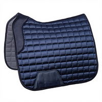 Selle de cheval de qualité supérieure en coton et polyester avec sangle de selle à absorption des chocs pour le dressage, le saut d'obstacles et l'équitation