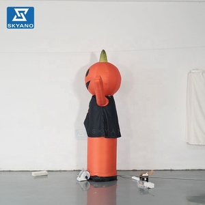 Personnage de citrouille gonflable dansante personnalisé, grand danseur gonflable de dessin animé pour la décoration festive extérieure des centres commerciaux à l'Halloween - Product Image 5