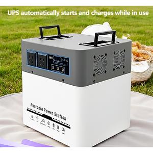 Inversor de Onda Sinusoidal Pura UPS con Linterna de Iones de Litio, Arranque Automático, Carga con Panel Solar, Fuente de Energía de Emergencia para Hogar y Oficina - Product Image 3