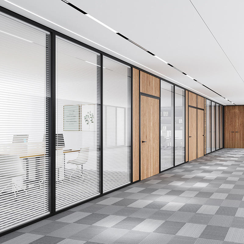 Curated visual reference: Visual Reference: Szmk 2026 Framed Modular Aluminum Tempered Glass Partition Wall System