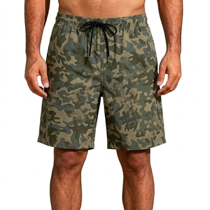 Shorts cargo tactiques pour hommes, tissu ripstop durable, multi-poches, vêtements de sport, fitness pour les sports de plein air avec logo imprimé - Product Image 1