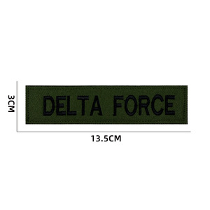 <span class=keywords><strong>Delta</strong></span> lực lượng hành động armband tùy chỉnh merrow thêu logo bốn bộ phận 'vá thân thiện với môi handmade sắt-on phong cách màu sắc - Product Image 5