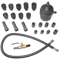 HTL Dieselmotoren Pneumatisches Injektor-Abziehwerkzeug-Set Luftvibrations-Injektor-Entfernungswerkzeuge Auto-Werkzeugset mit Extraktionshammer