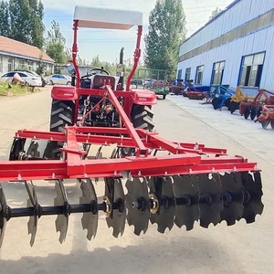 Herse à disques multifonctionnelle pour la préparation du sol, machine agricole rouge pour usage agricole - Product Image 2