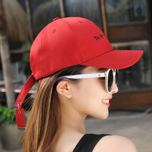 Gorra de Béisbol para Mujer, de Algodón, Color Liso, Bordada, Unisex, para las Cuatro Estaciones, Transpirable, con Protección Solar - Product Image 3