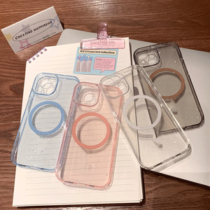 Custodia per telefono con Glitter magnetici <span class=keywords><strong>rosa</strong></span> di lusso per <span class=keywords><strong>iPhone</strong></span> 16 Pro Max custodia lucente caricabatterie Wireless <span class=keywords><strong>Cover</strong></span> morbida in TPU per <span class=keywords><strong>iPhone</strong></span> 16 - Product Image 1