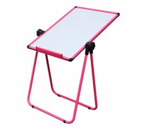 Support de tableau blanc magnétique double face en forme de U, en alliage d'aluminium, pliable, mobile, pour l'école, le bureau, l'affichage