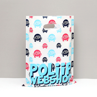 Sacs à provisions en plastique PE-BD imperméables personnalisés avec poignée découpée Sacs en plastique avec gousset pour l'emballage de chaussures/vêtements et le stockage de portefeuille