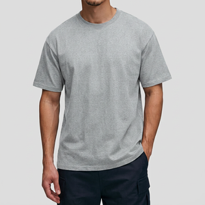Camiseta Premium 100% Algodón, Logotipo Personalizado, Talla Grande, Tejido Grueso, Sensación Suave, Transpirable, Estilo Casual Urbano, Unisex, OEM, ODM - Product Image 1