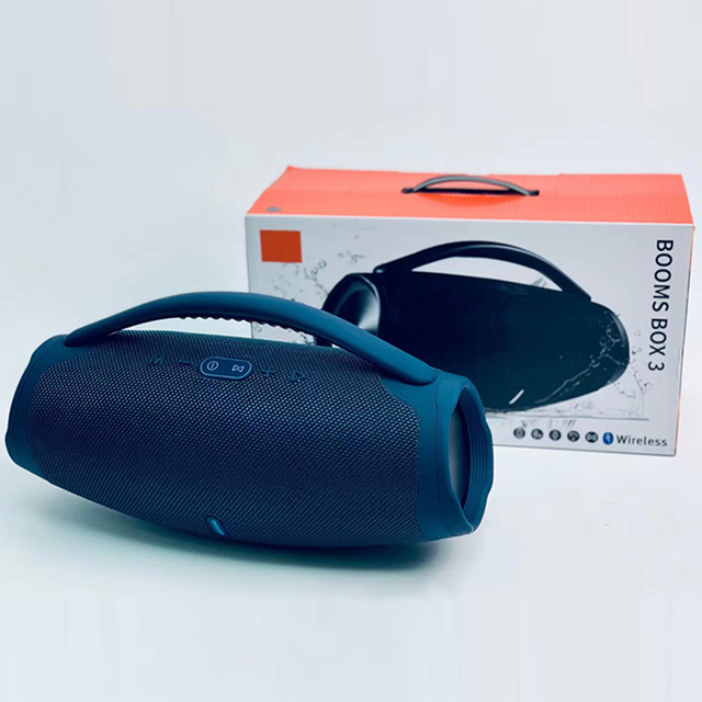 2025 Hot Selling Waterproof Black Speaker 6000mAh Speaker Outdoor Larger Wireless Speaker