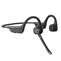Casque Intercom Sans Fil Zello à Conduction Osseuse avec Affichage Numérique pour Téléphone Mobile PTT et Talkie-walkie POC