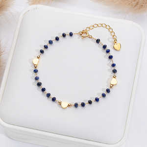 Pulsera de Piedras Naturales de Alta Gama para Mujer, Turquesa, Lapislázuli, Amatista, Amor, Nueva Moda, Joyería con Dije - Product Image 3