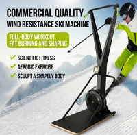 Máquina de Esquí de Doble Función Zxxy, Equipo de Gimnasio, Precio de Fábrica, Máquina de Esquí Profesional para Entrenamiento Aeróbico y de Fuerza, de Acero