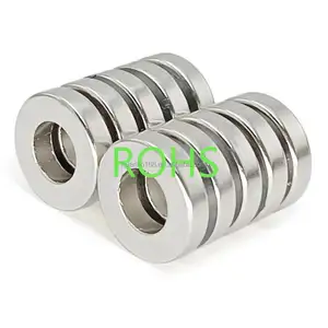 Grosir magnet bumi neodyium langka/cincin magnet Ndfeb kuat N52 magnet Neodymium bulat permanen