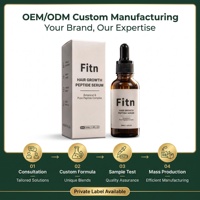 Serum Pertumbuhan Rambut Vegan Biotin Squalane Perawatan Kulit Kepala yang Menutrisi Tanpa Prostaglandin Bersertifikat GMPC Label Pribadi OEM Grosir