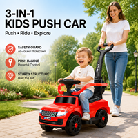 Trottinette Évolutive 3-en-1 pour Enfants, Voiture à Pousser, 2-4 Ans, Alimentée par Batterie, Certifiée CCC, Jouet Unisexe en Plastique RUITING