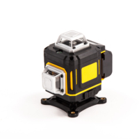 Niveau Laser rotatif 4D de haute précision auto-nivelant 360 degrés Horizontal vertical 16 lignes batterie de niveau Laser vert industriel