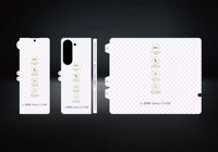 Voor Samsung Galaxy Z Fold 6 Film Screen Protector Tpu Pet Keramische Schermbeschermer Voor Z Flip 5 Fold 6 4 3 Flexibele Zachte Film