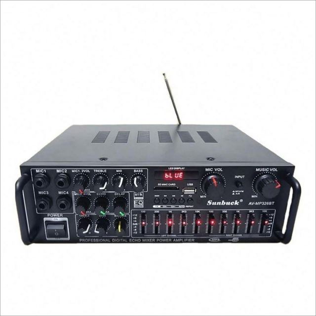 Professional Audio Amplifier 2 Channel Hi-Fi Stereo Sound Quality Car Amplifier 220V 110V Karaoke Amplifier