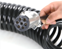 Câble de remorque 7x1,0 mm² à 7 conducteurs en cuivre sans oxygène pour camion, remorque, caravane