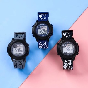 Montre numérique tendance pour enfants, étanche 30M, pour filles et garçons, idéale pour l'extérieur, avec alarme, excellent cadeau pour étudiants <span class=keywords><strong>de</strong></span> 5 à 12 ans - Product Image 5