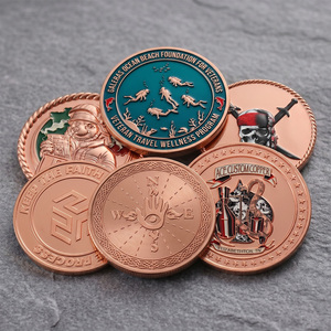 Fabrication de pièces commémoratives en cuivre de 1 oz et 5 oz, <span class=keywords><strong>design</strong></span> personnalisé, impression couleur, pièces en cuivre pur 999 - Product Image 1