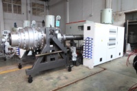 Máquina Extrusora Vertical de Doble Pared Corrugada de 200-800 mm, Alta Productividad, Engranaje PLC, Motor, Bomba de Tornillo, Rodamiento, PE/PP/HDPE
