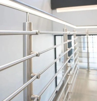PRIMA Rod Bar Railing Design moderne Acier inoxydable Balcon Railing Rod Deck Railing System