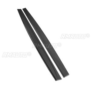 Extensions de jupes latérales en fibre de carbone sèche, style MP, avec extensions de bas de caisse, séparateurs, diffuseurs, ailerons et lames pour BMW F80 F82 F83 M3 M4 2014-2020 - Product Image 3