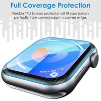 Film de protection d'écran HD Ultra mince 3D/2.5D doux et transparent anti-rayures pour téléphone portable IWatch 45mm sans bulles