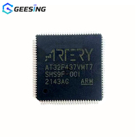 Geesing ARM Cortex-M4F MCU 32 bits 288 MHz 4 Mo Flash LQFP-100 avec FPU DSP Double OTG Ethernet 5,33 Msps ADC AT32F437VMT7