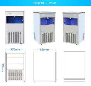 120kg/día Máquina automática para hacer copos de nieve Precio de fábrica de nieve comercial Máquina para hacer hielo industrial - Product Image 3