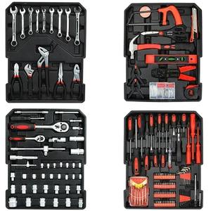 Kit d'outils professionnel de 499 pièces avec valise à roulettes en aluminium, ensemble complet d'outils de réparation automobile et domestique pour les mécaniciens - Product Image 2