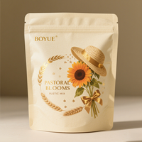 Emballage personnalisé avec impression couleur, sachet debout, emballage alimentaire personnalisé, fournisseur d'usine, sac en plastique mat en aluminium