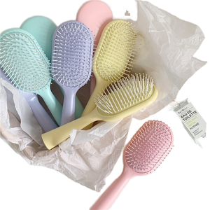 Bán buôn tùy chỉnh xách tay tóc xoăn bàn chải tốt nhất Detangling Bàn chải tóc với nhựa xử lý đối với phụ nữ sử dụng nhà làm sạch bàn chải - Product Image 1