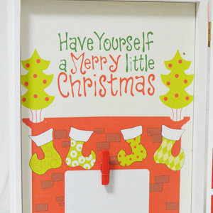 New arrival Wood favor Christmas advent calendar wooden book with 24 drawers good design for marketing - Product Image 5