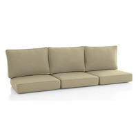 Coussins de chaises d'extérieur en tissu polyester durable et imperméables pour patios avec fonction antidérapante