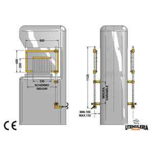 คู่ของหน้าจอสำหรับ LTF 170.01เลื่อยแนวตั้ง - Product Image 1