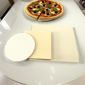 12 13 14 pulgadas piedra redonda para <span class=keywords><strong>Pizza</strong></span> cordierita rectángulo piedra para <span class=keywords><strong>Pizza</strong></span> personalizada para parrilla y horno