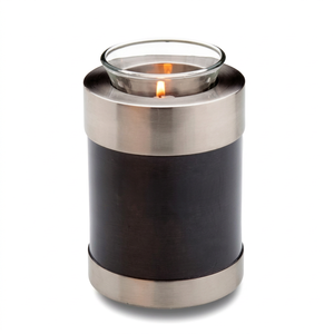 Tealight Niño Cremación Urna Keepske Cenizas Personalizado Color Marrón Venta al por mayor Precio bajo Urnas funerarias Tubo Forma cilíndrica Urnen - Product Image 1