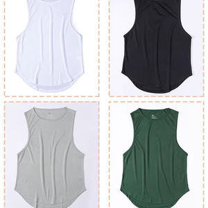 Chaleco deportivo de secado rápido para maratón de verano para hombre, camiseta sin mangas, ajuste holgado para correr, entrenamiento, baloncesto, fitness - Product Image 5