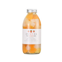 En gros 300ml 350ml 500ml 16oz clair vide ronde en verre boisson de jus de fruits potable bouteilles avec bouchon à vis en métal