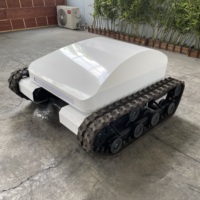 Tondeuse à gazon télécommandée, tondeuse à gazon à batterie lithium-ion longue durée, tondeuse à gazon compacte de qualité industrielle
