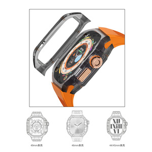 Correa para Apple <span class=keywords><strong>iWatch</strong></span> <span class=keywords><strong>Ultra</strong></span> 2026 con Cubierta de Apertura Rápida y Carcasa Anticaída Integrada, Modificación de 49 mm - Product Image 3