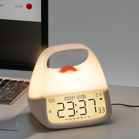 Réveil de table à quartz de haute qualité et attrayant avec détection d'humidité de la veilleuse pour une utilisation décorative
