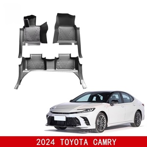 Tapis de sol de voiture 5D en caoutchouc TPE écologique, imperméable et antidérapant, sur mesure en gros, 3 pièces pour Toyota Camry 2024 - Product Image 2